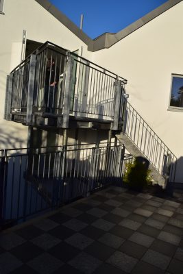 Steel staircase and balcony by Westcountry Fabrication Ltd