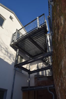 Balcony by Westcountry Fabrication Ltd at Quay Hill Exeter