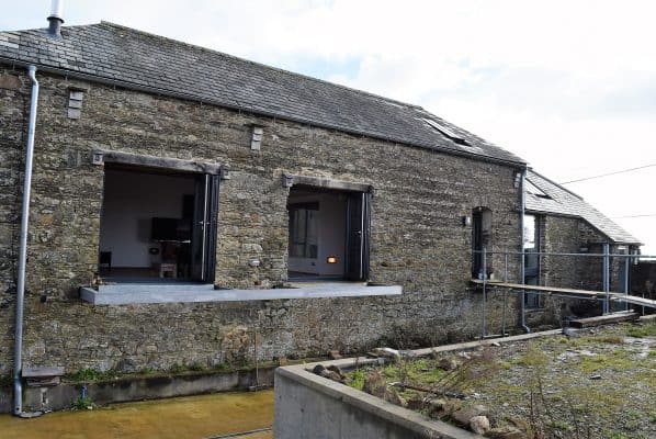 Exterior view of the barn