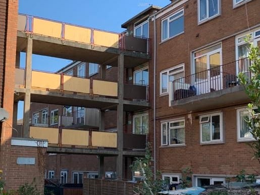 Walkway and balcony balustrade to be replaced
