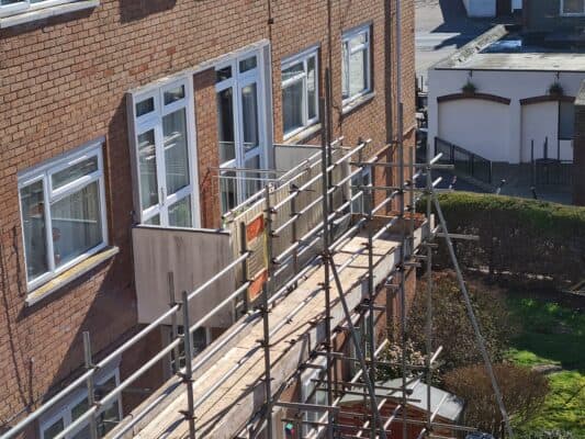 120m of Smart Stainless Steel Balustrade, Exeter City Council 18 Stainless Steel Balustrade installation