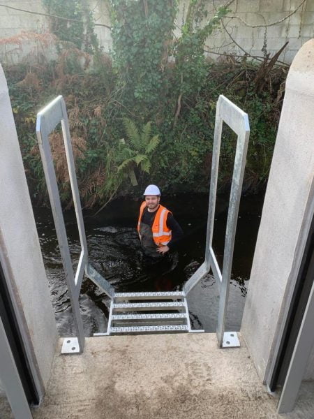 Engineering Solution Metal Access Ladder by Westcountry Fabrication Limited