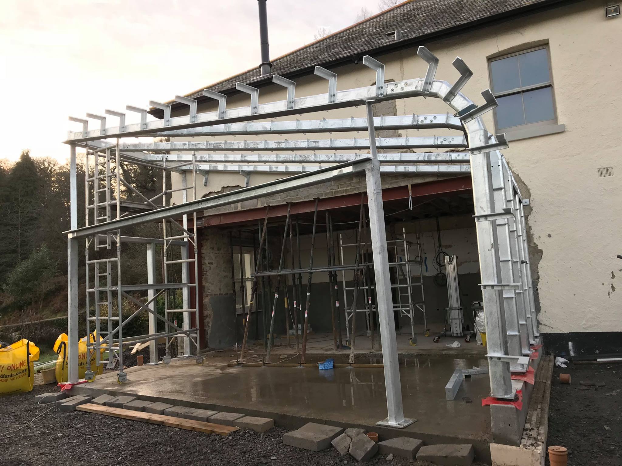 Structural Steel Extension by Westcountry Fabrication Limited