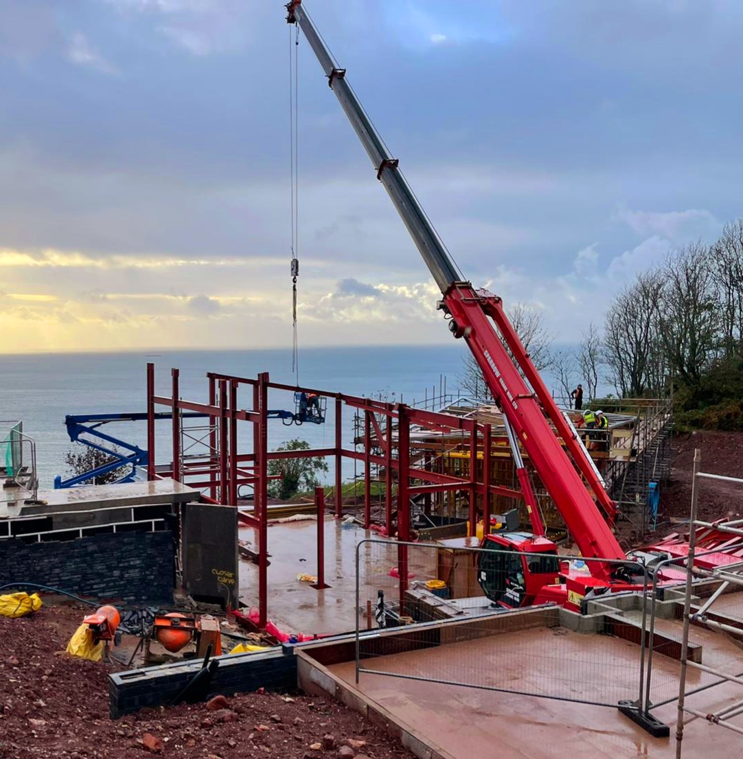 50t of steel to create distinct living pods in Devon 24
