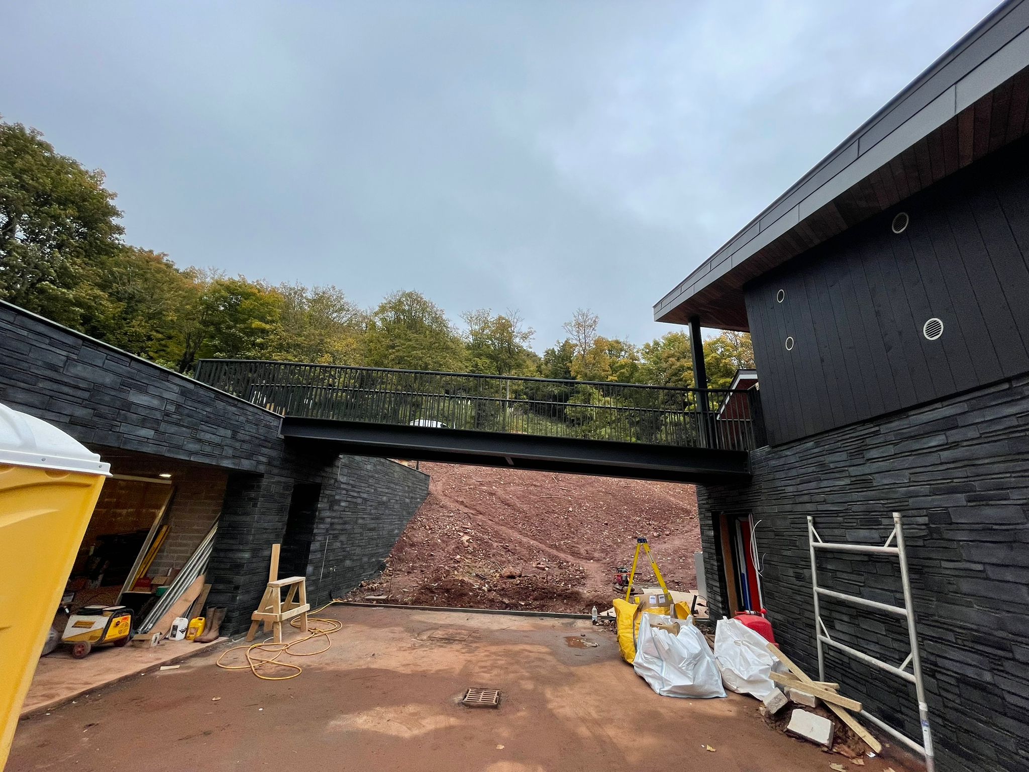 50t of steel to create distinct living pods in Devon 15