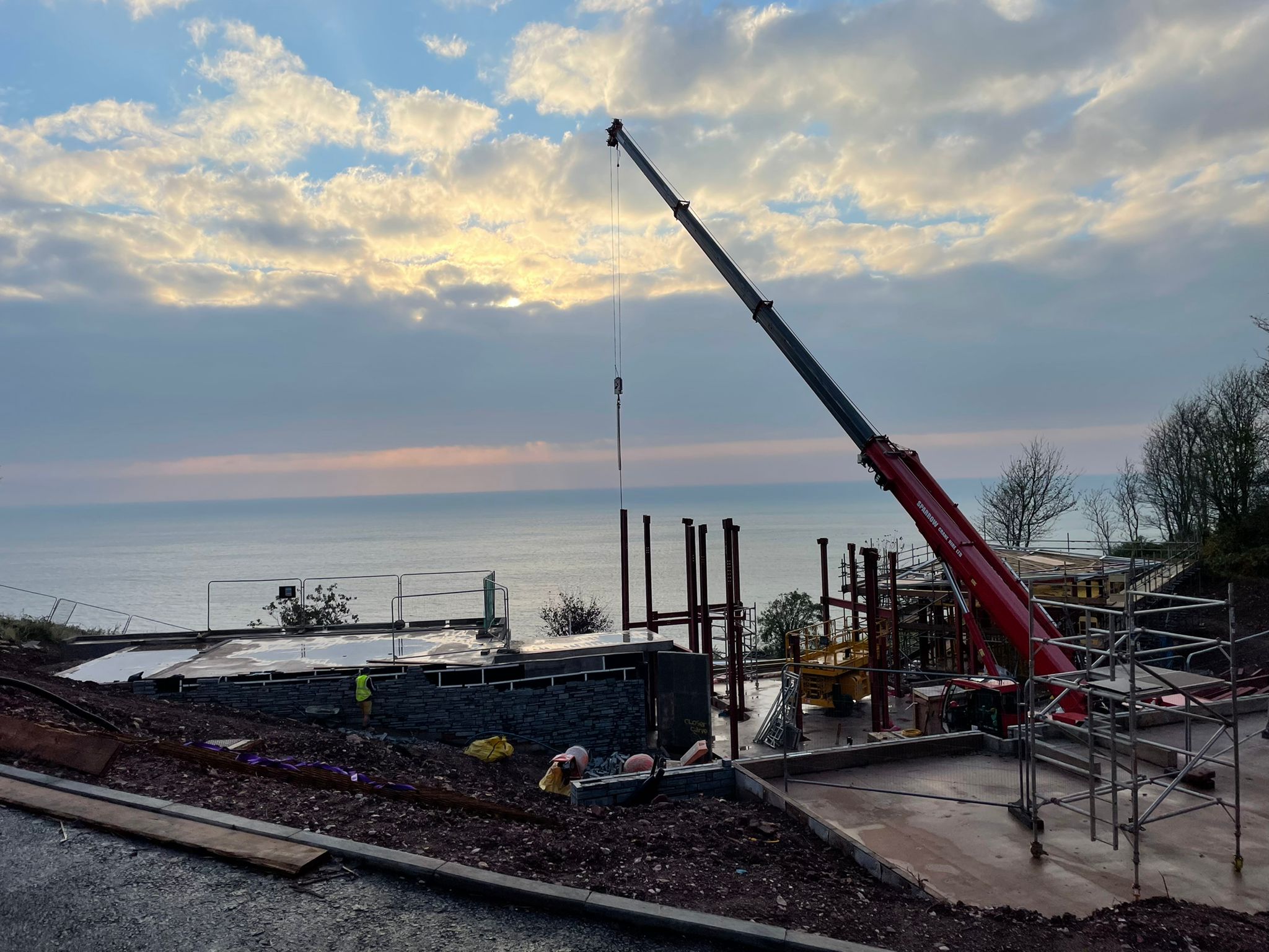 50t of steel to create distinct living pods in Devon 25