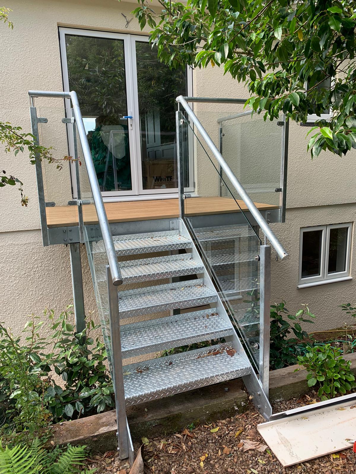 Balcony and staircase in Plymouth